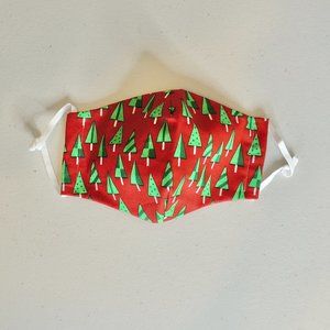 Christmas Tree Adult Handmade Face Mask